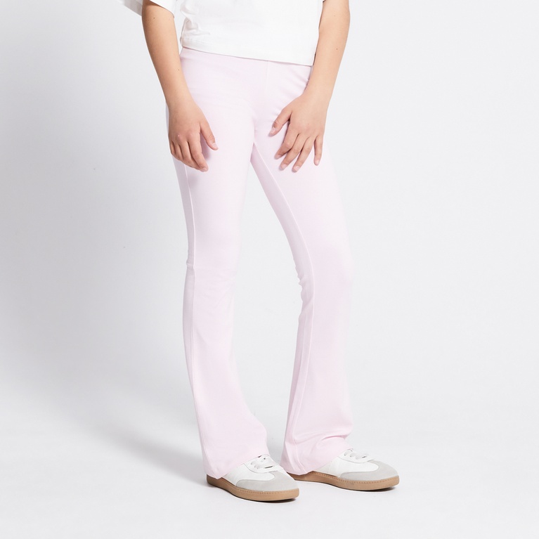 Basic Flare tights "Malva star" Soft Pink